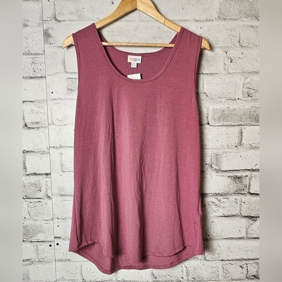 NWT LuLaRoe Tank Top 2XL • Soft Stretch Mauve Sleeveless Scoop Neck - Picture 1 of 5